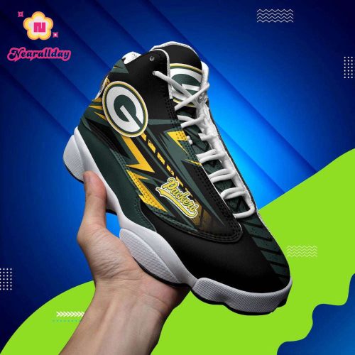Green Bay Packers Air Jordan 13 Sneaker Custom For Fans Gift