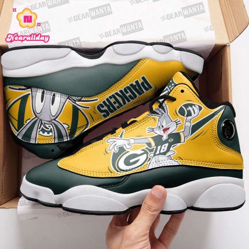 Green Bay Packers Air Jordan 13 Sneaker Custom For Fans Gift