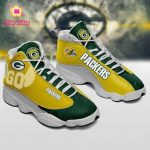 Green Bay Packers Air Jordan 13 Sneaker Custom For Fans Gift
