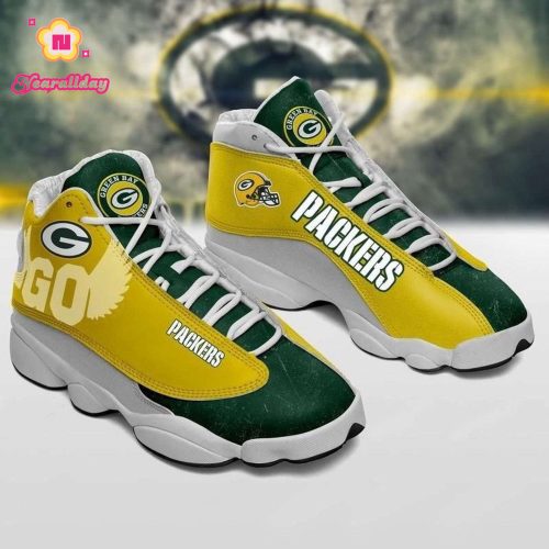 Green Bay Packers Air Jordan 13 Sneaker Custom For Fans Gift