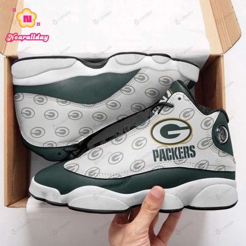 Green Bay Packers Air Jordan 13 Sneaker Custom For Fans Gift