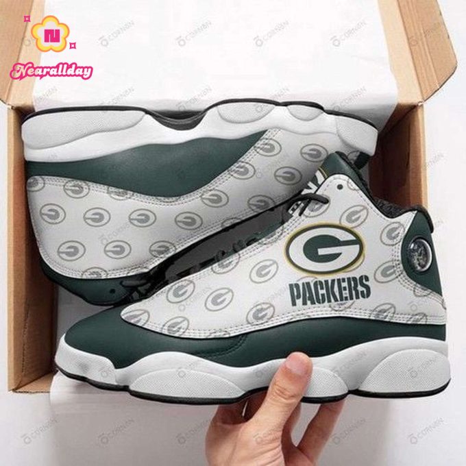 Green Bay Packers Air Jordan 13 Sneaker Custom For Fans Gift