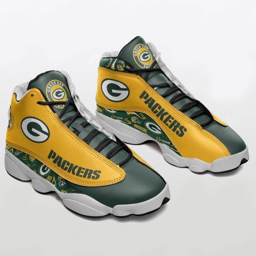 Green Bay Packers Air Jordan 13 Sneaker Custom For Fans Gift