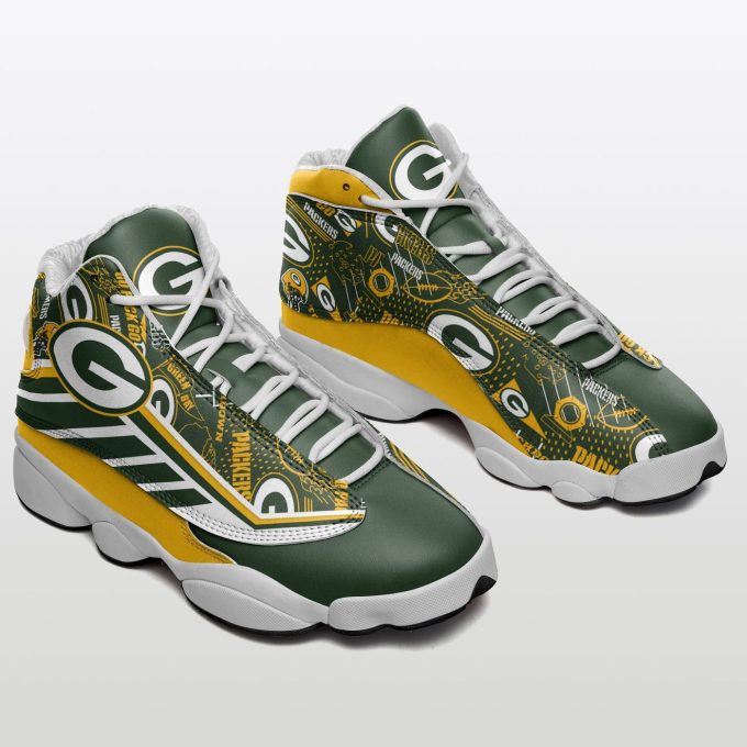 Green Bay Packers Air Jordan 13 Sneakers 897