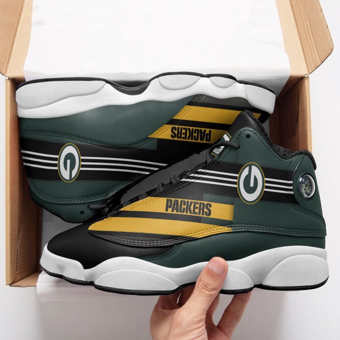 Green Bay Packers Air Jordan 13 Sneakers BG89