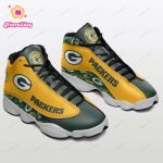 Green Bay Packers Air Jordan 13 Sneakers Sport Shoes For Men Women