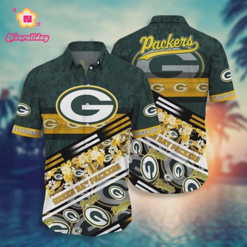 Green Bay Packers Aloha Style Hawaiian Shirt