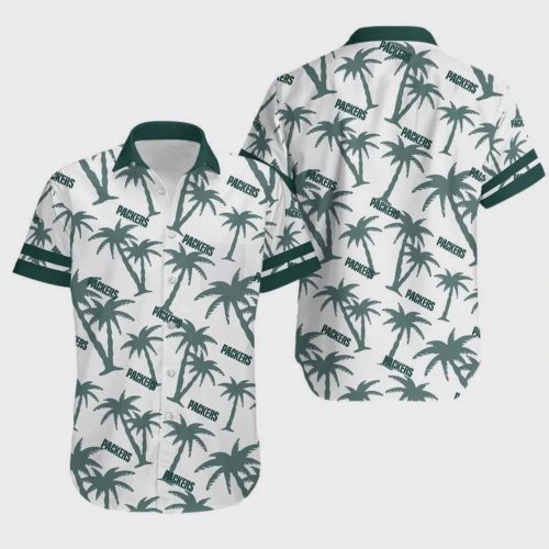 Green Bay Packers Coconut Tree Hawaiian Shirt