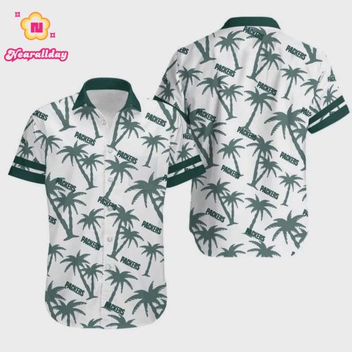 Green Bay Packers Coconut Tree Hawaiian Shirt