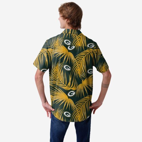 Green Bay Packers Hawaiian Button Up Shirt