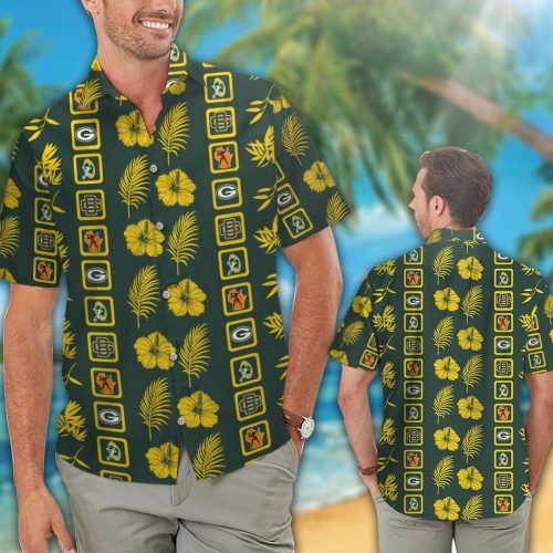Green Bay Packers Hawaiian Shirt Gift for Men Women #17