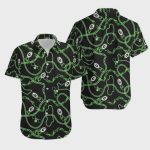 Green Bay Packers Logo Black Background Hawaiian Shirt Green Bay Packers Logo Black Background Hawaiian Shirt