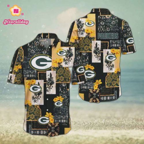 Green Bay Packers Map US Pattern Hawaiian Shirt