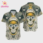 Green Bay Packers Skull Magic Hawaiian Shirt