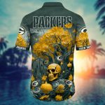 Green Bay Packers Skull Trending Hawaii Shirt New Arrivals Gift Green Bay Packers Skull Trending Hawaii Shirt New Arrivals Gift