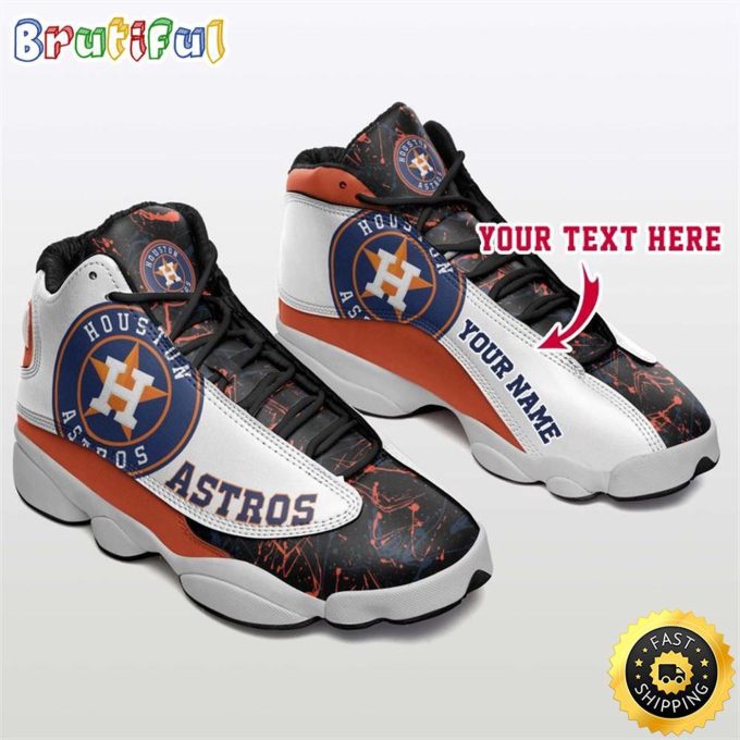 Houston Astros Air Jordan 13 Sneaker Custom For Fans  Unisex Shoes Gift