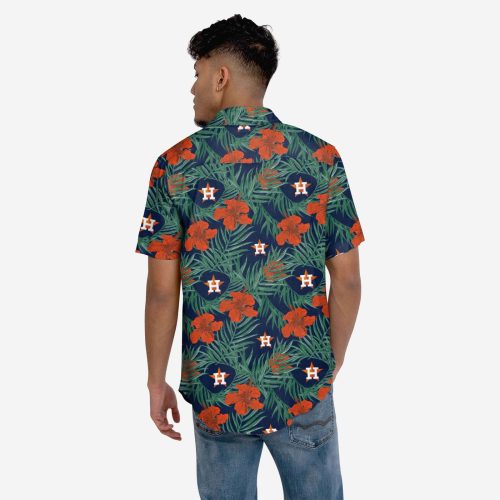 Official Houston Astros Hibiscus Button Up Shirt – Limited Edition