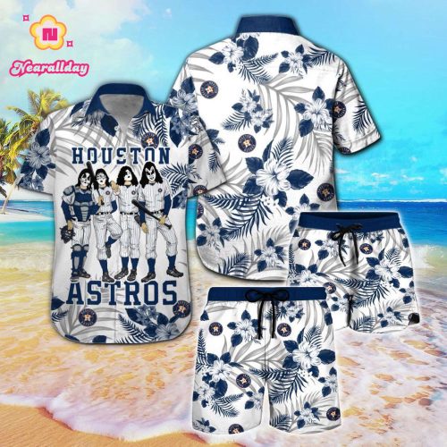 Official Houston Astros & Kiss Hawaiian Shirt - Limited Edition