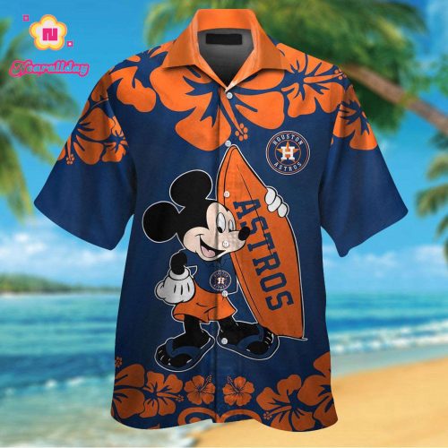 Official Houston Astros & Mickey Mouse Hawaiian Shirt – Limited Edition