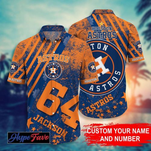 Custom Houston Astros MLB Hawaiian Shirt – Personalized Fan Gear