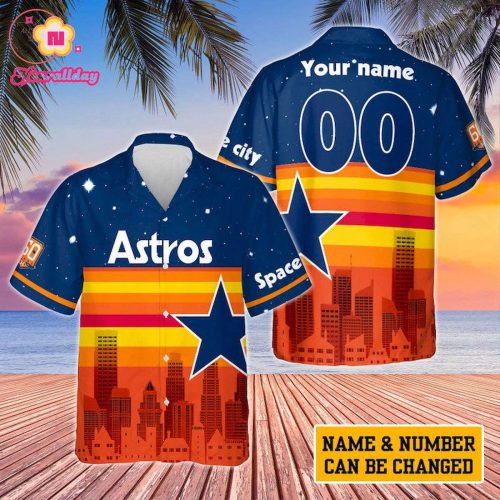 Custom Houston Astros Space City Hawaiian Shirt – Official MLB Merchandise