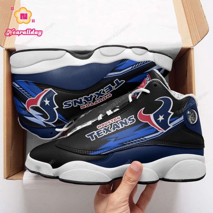 Houston Texans Air Jordan 13 Sneaker Custom For Fans Gift