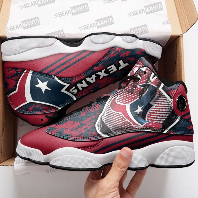 Houston Texans Air Jordan 13 Sneaker Custom For Fans Gift