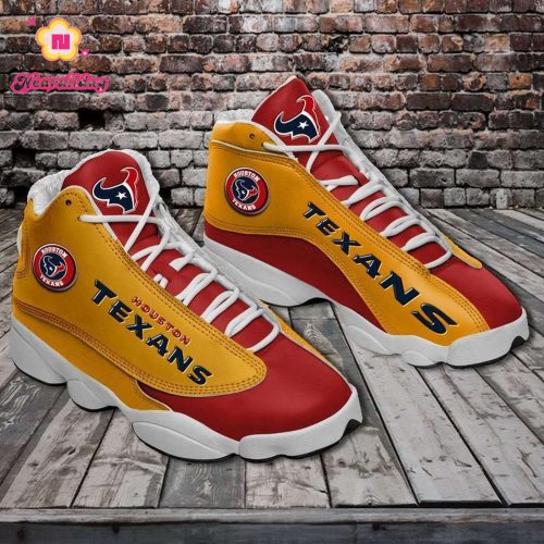 Houston Texans Air Jordan 13 Sneaker Custom For Fans Gift