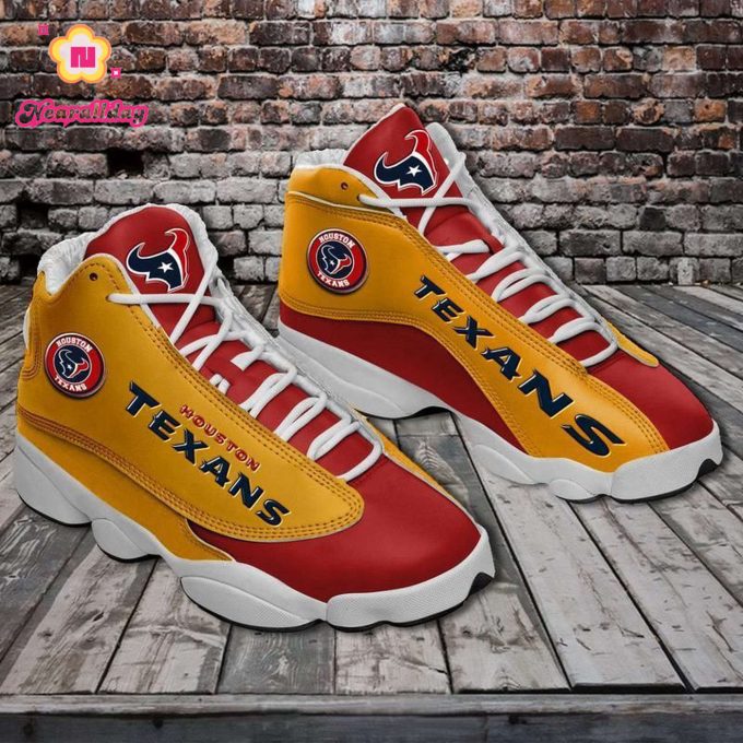 Houston Texans Air Jordan 13 Sneaker Custom For Fans Gift