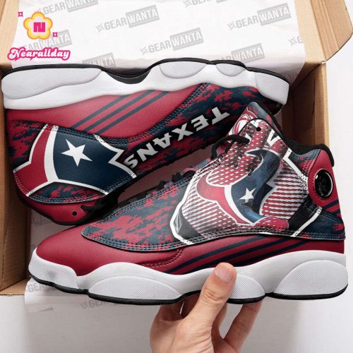 Houston Texans Air Jordan 13 Sneaker Custom For Fans Gift