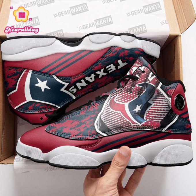 Houston Texans Air Jordan 13 Sneaker Custom For Fans Gift
