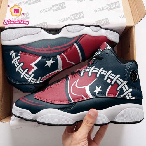 Houston Texans Air Jordan 13 Sneaker Custom For Fans Gift