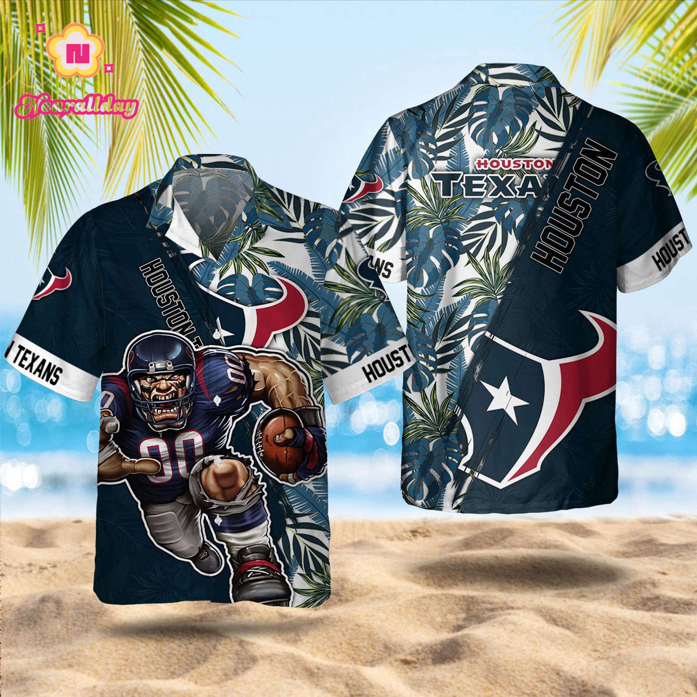 Houston Texans Summer Hawaiian Shirt Houston Texans Summer Hawaiian Shirt
