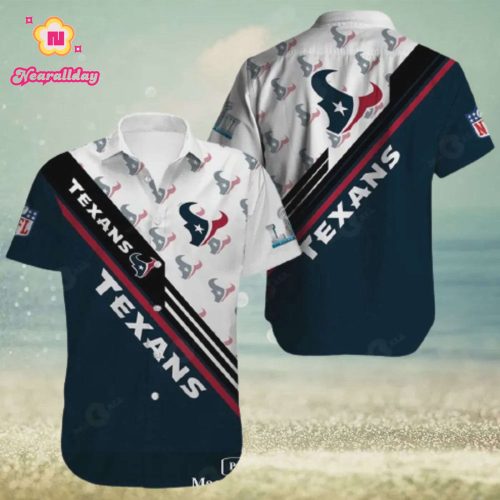 Houston Texans Trending Logo Hawaiian Shirt