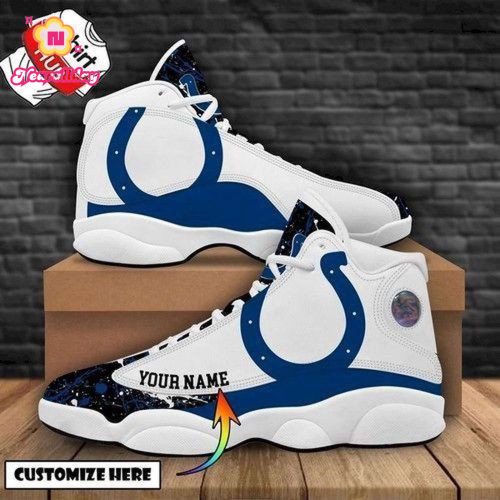 Indianapolis Colts Air Jordan 13 Sneaker Custom For Fans Gift