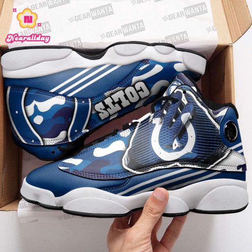 Indianapolis Colts Air Jordan 13 Sneaker Custom For Fans Gift