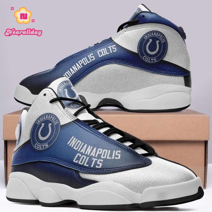 Indianapolis Colts Air Jordan 13 Sneaker Custom For Fans Gift