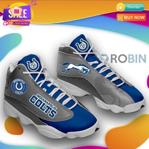 Indianapolis Colts Air Jordan 13 Sneaker Custom For Fans Gift