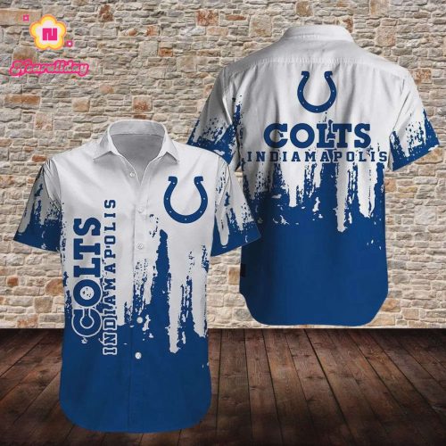 Indianapolis Colts Football Magic Pattern Hawaiian Shirt