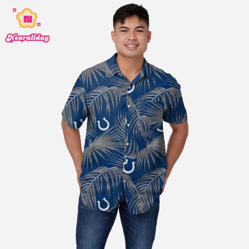 Indianapolis Colts Hawaiian Button Up Shirt