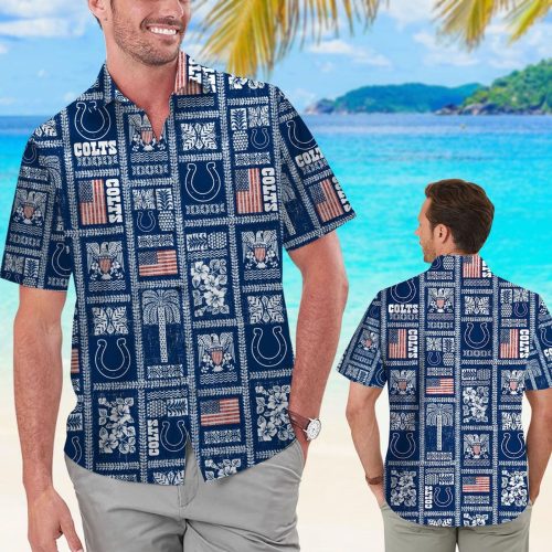 Indianapolis Colts Hawaiian Shirt