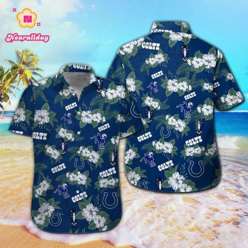 Indianapolis Colts Hawaiian Shirt Gift for Men Women #14