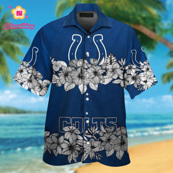 Indianapolis Colts Hawaiian Shirt Gift for Men Women #3