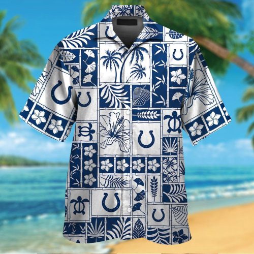 Indianapolis Colts Hawaiian Shirt Gift for Men Women #8