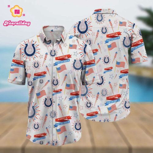 Indianapolis Colts Independence Day Hawaiian Shirt