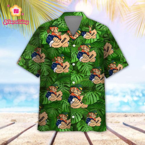 Indianapolis Colts Leprechaun St. Patrick’s Day Hawaiian Shirt