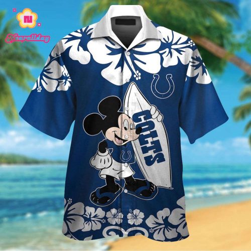Indianapolis Colts & Mickey Mouse Hawaiian Shirt