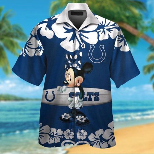 Indianapolis Colts & Minnie Mouse Hawaiian Shirt