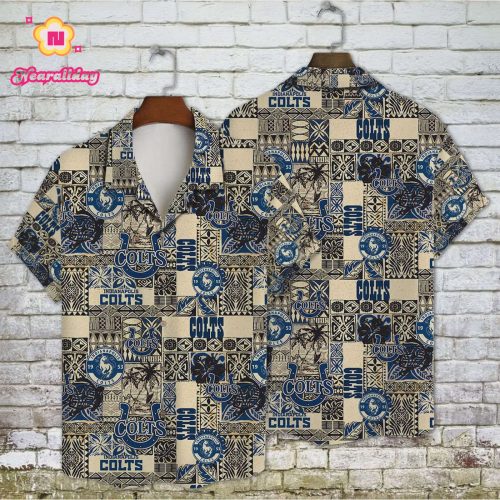 Indianapolis Colts – National Football League 2025 AOP Hawaiian Shirt V10