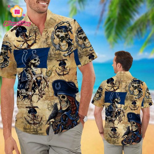 Indianapolis Colts Pirates Retro Hawaiian Shirt